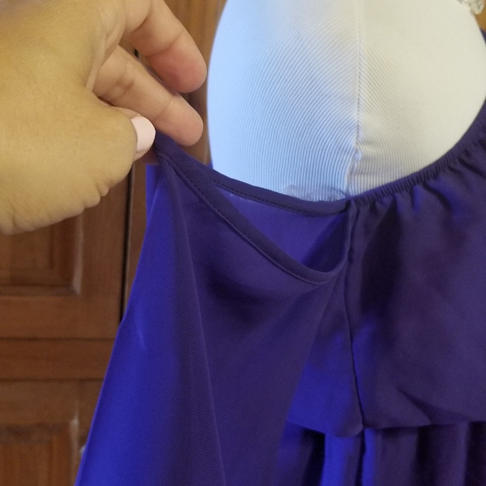 Purple Off the shoulder dress - Picture 3 of 3